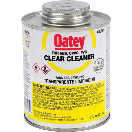 Oatey 16 Oz. All-Purpose Clear PVC Cleaner