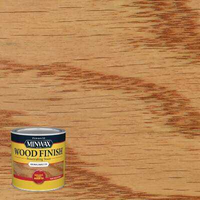 Minwax Wood Finish Penetrating Stain, Colonial Maple, 1/2 Pt.