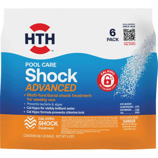 HTH Pool Care 1 Lb. Shock Advanced Granule (6-Pack)